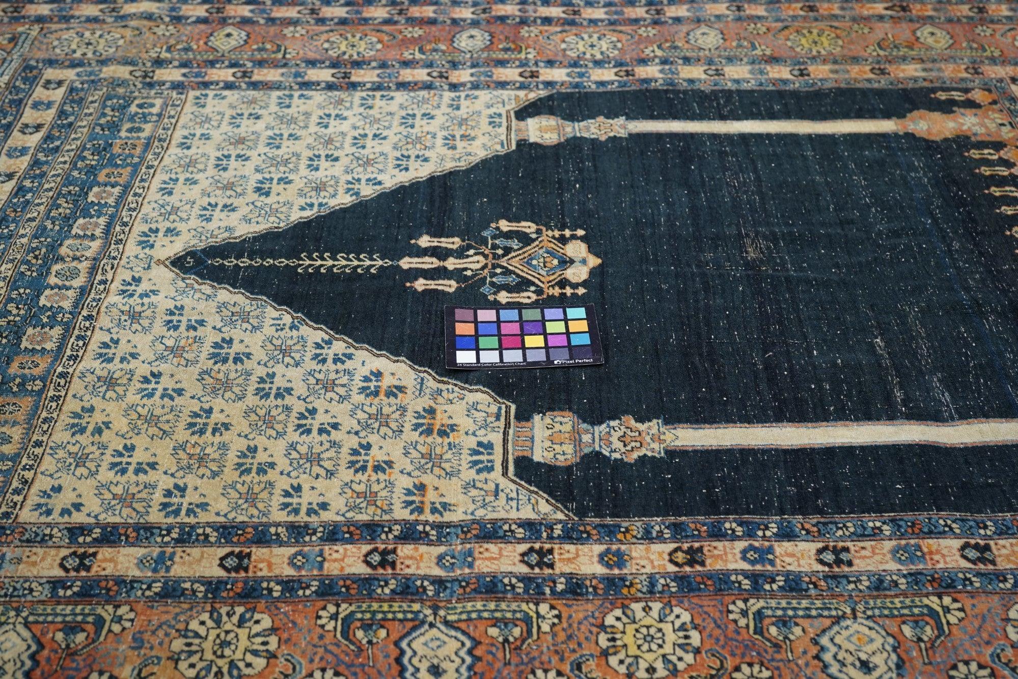 Tappeto Tabriz antico 4'5'' x 5'9'' in vendita 2