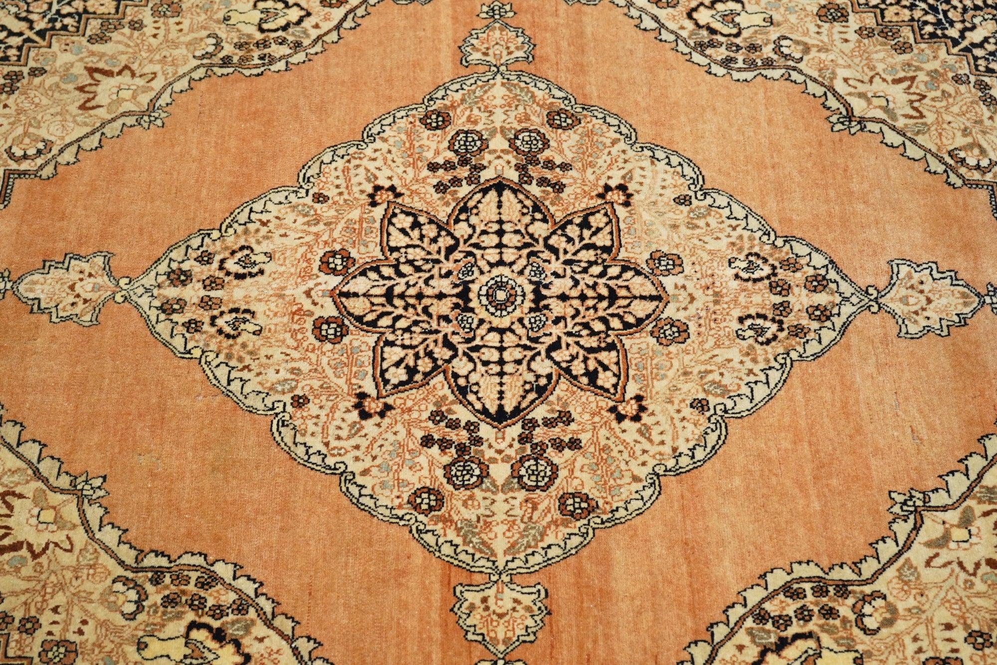 Persian Antique Tabriz Rug 4'5'' x 6'0'' For Sale