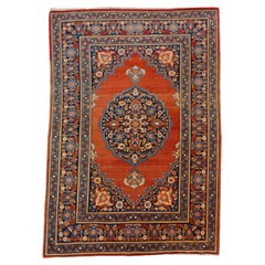 Antique Tabriz Rug - Late Of 19th Century Tabriz Rug, Persian Rug