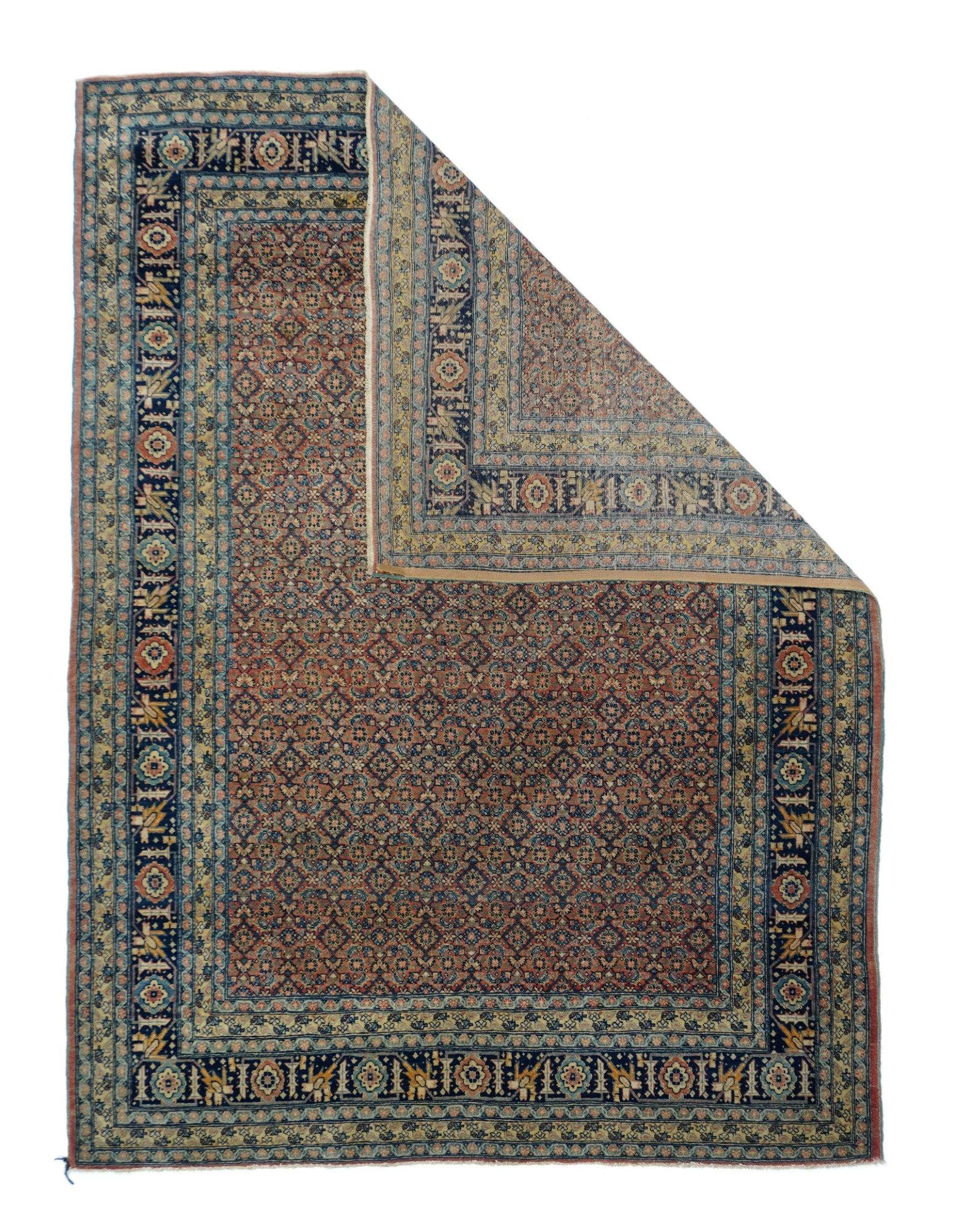 Tappeto Tabriz antico 4'8'' x 6'3''.