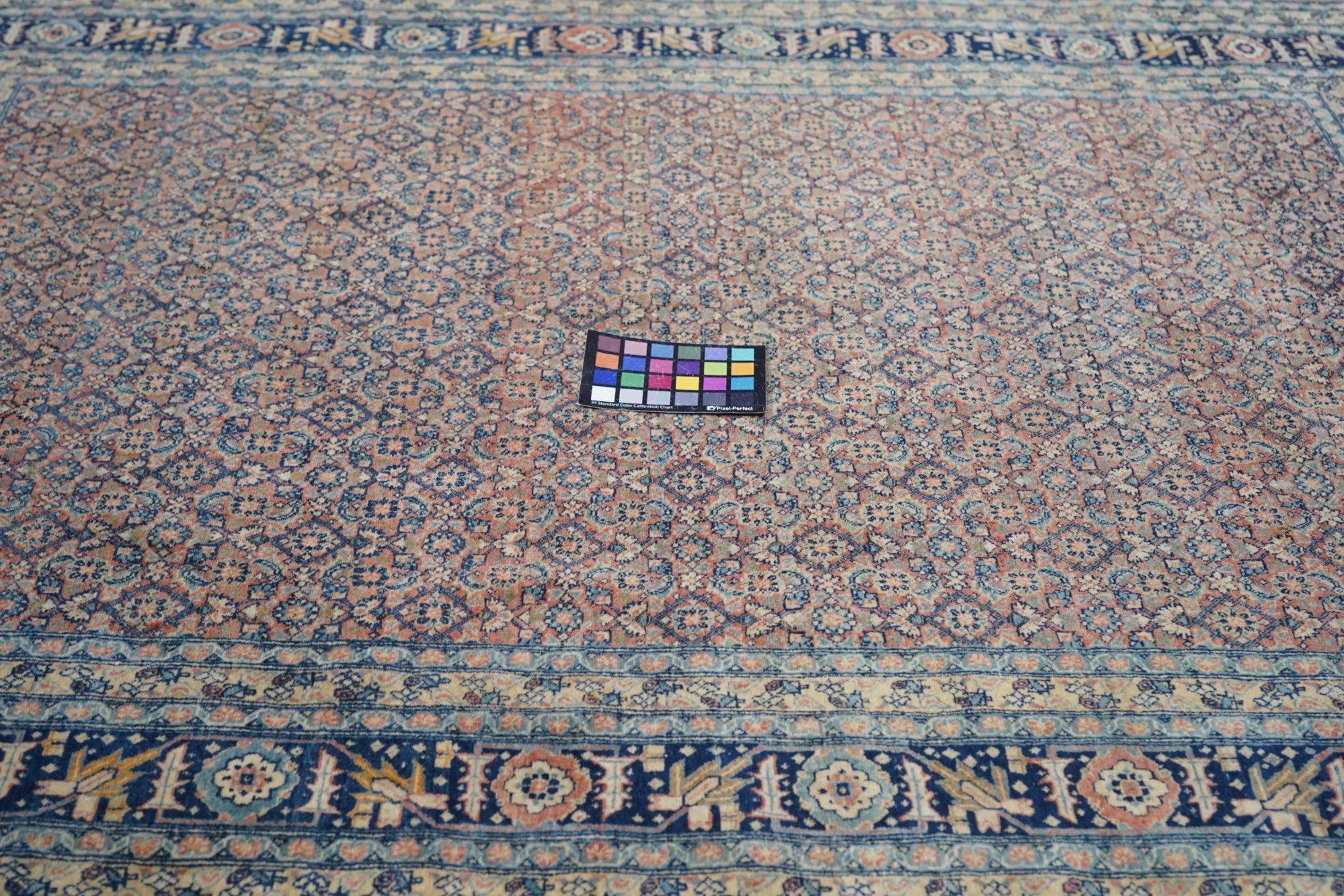 Lana Tappeto Tabriz antico 4'8'' x 6'3'' in vendita