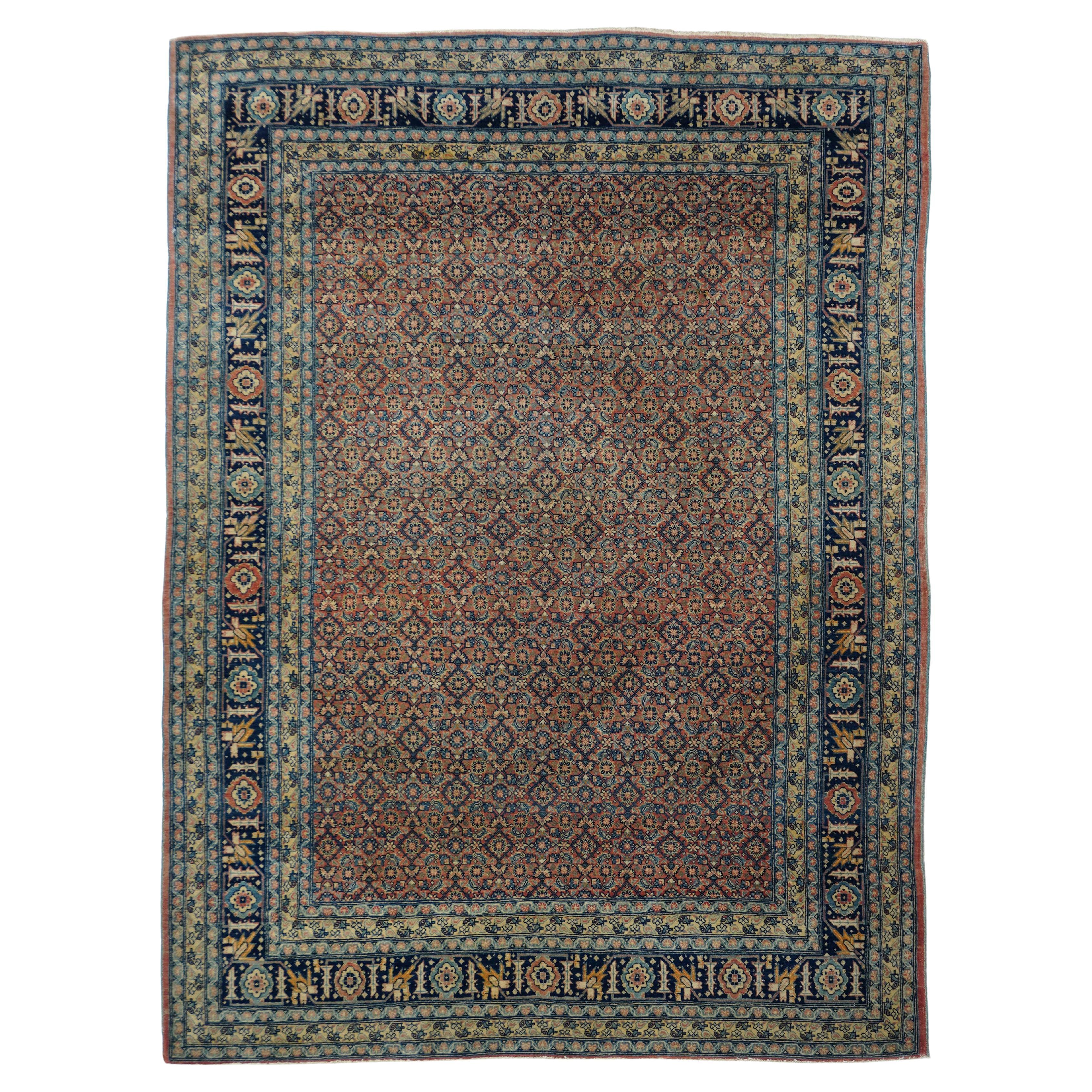 Antique Tabriz Rug 4'8'' x 6'3''