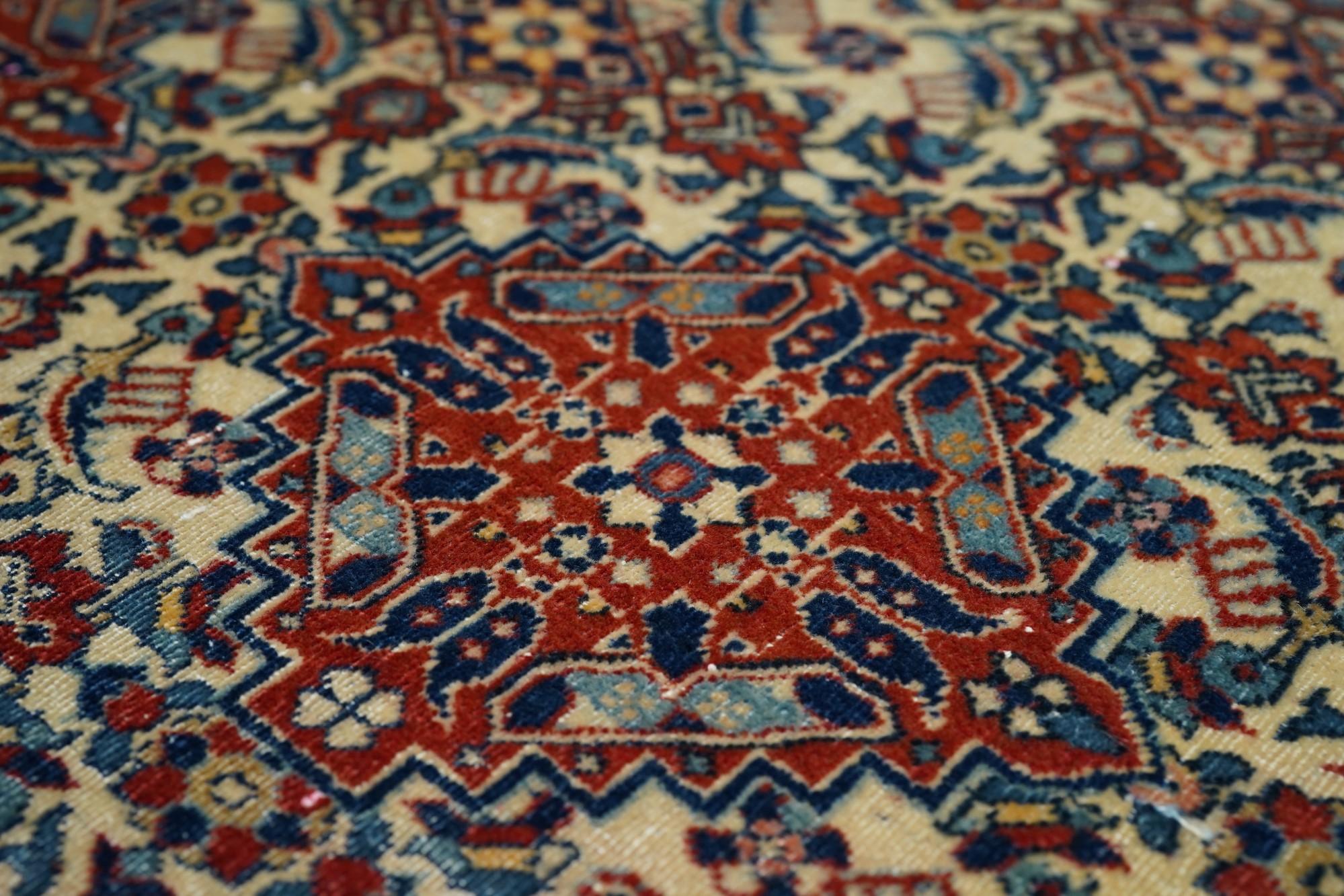 Antique Tabriz Rug For Sale 1