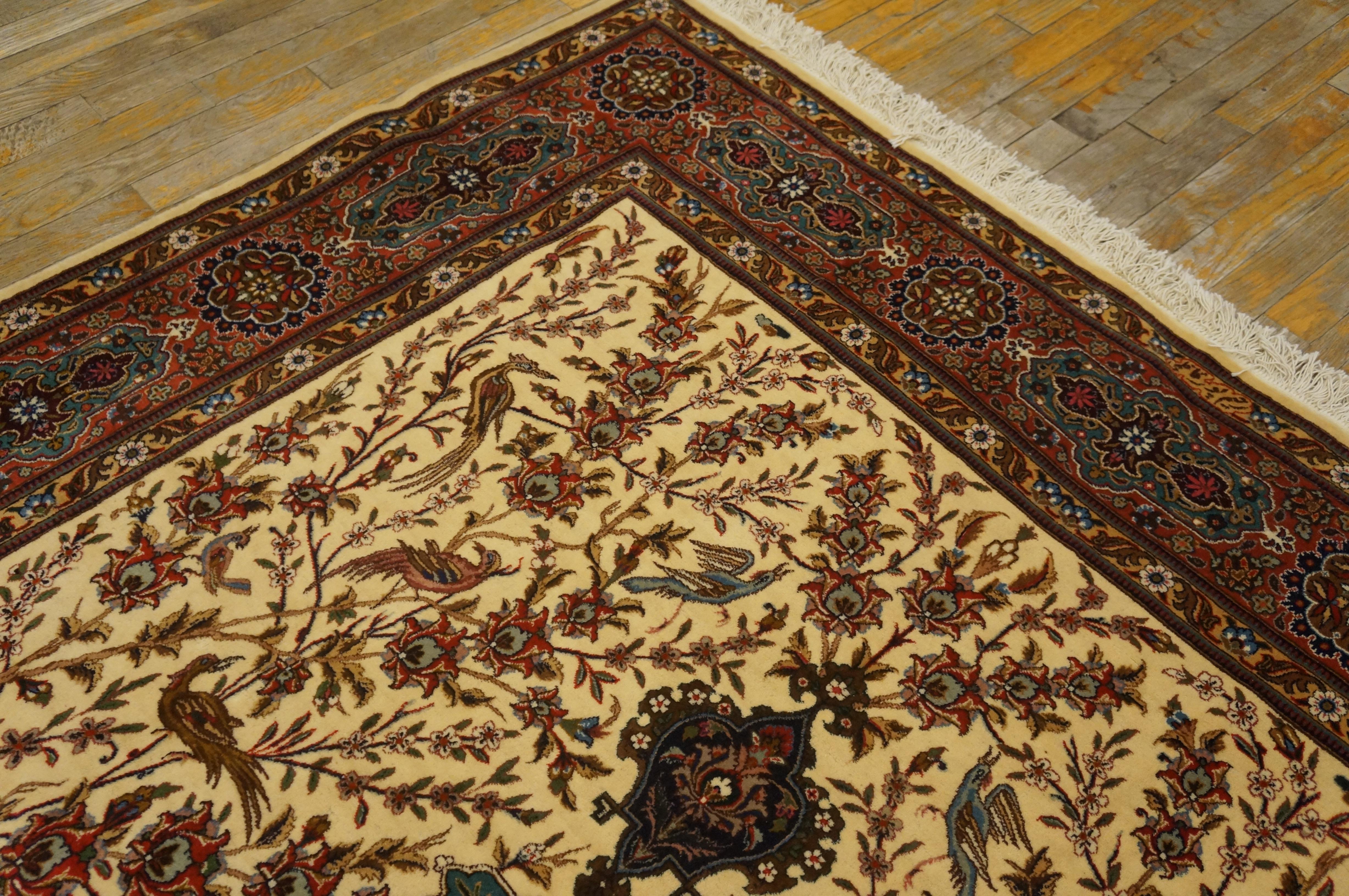 Persian Antique Tabriz Rug  5'9