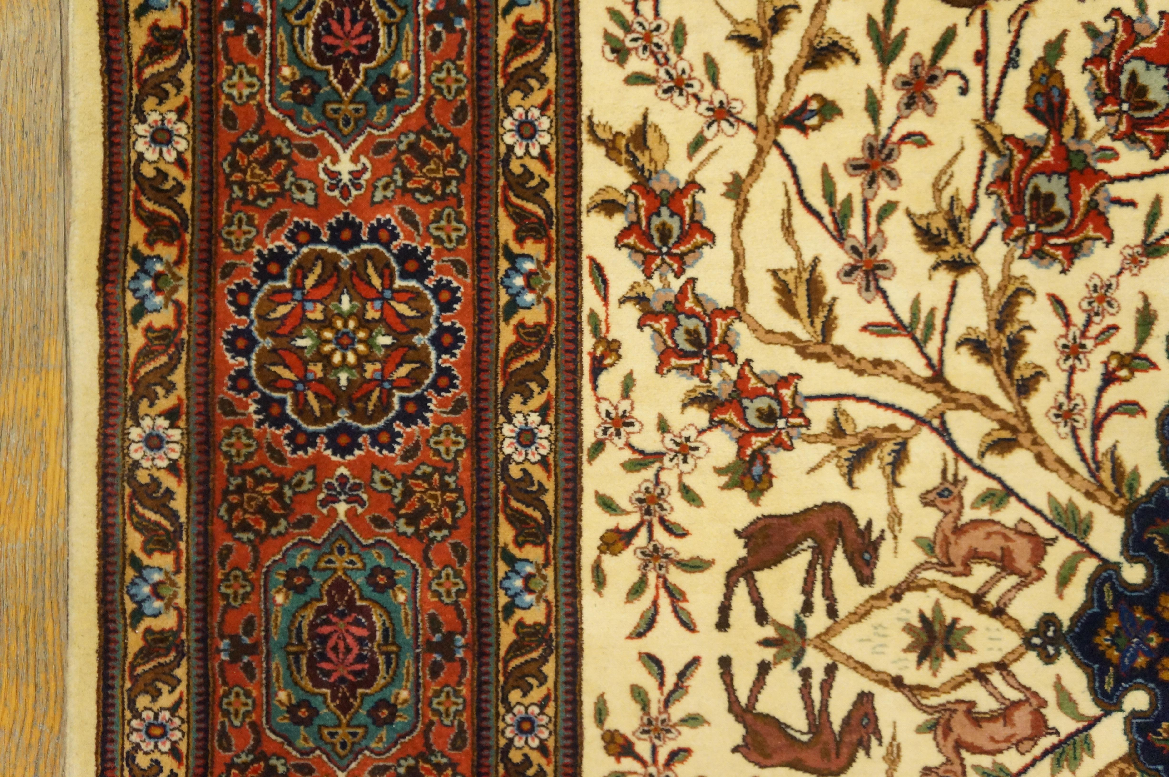 Wool Antique Tabriz Rug  5'9