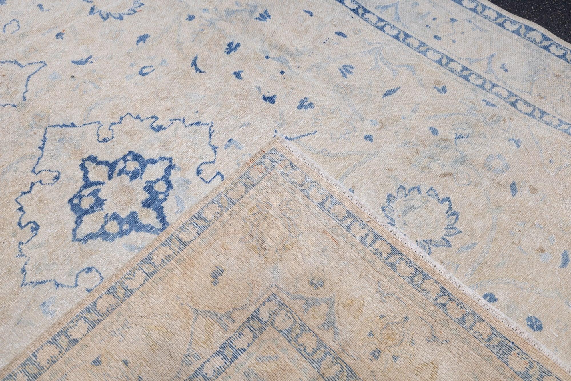 Persiano Tappeto Tabriz antico 7'3'' x 10'5'' in vendita