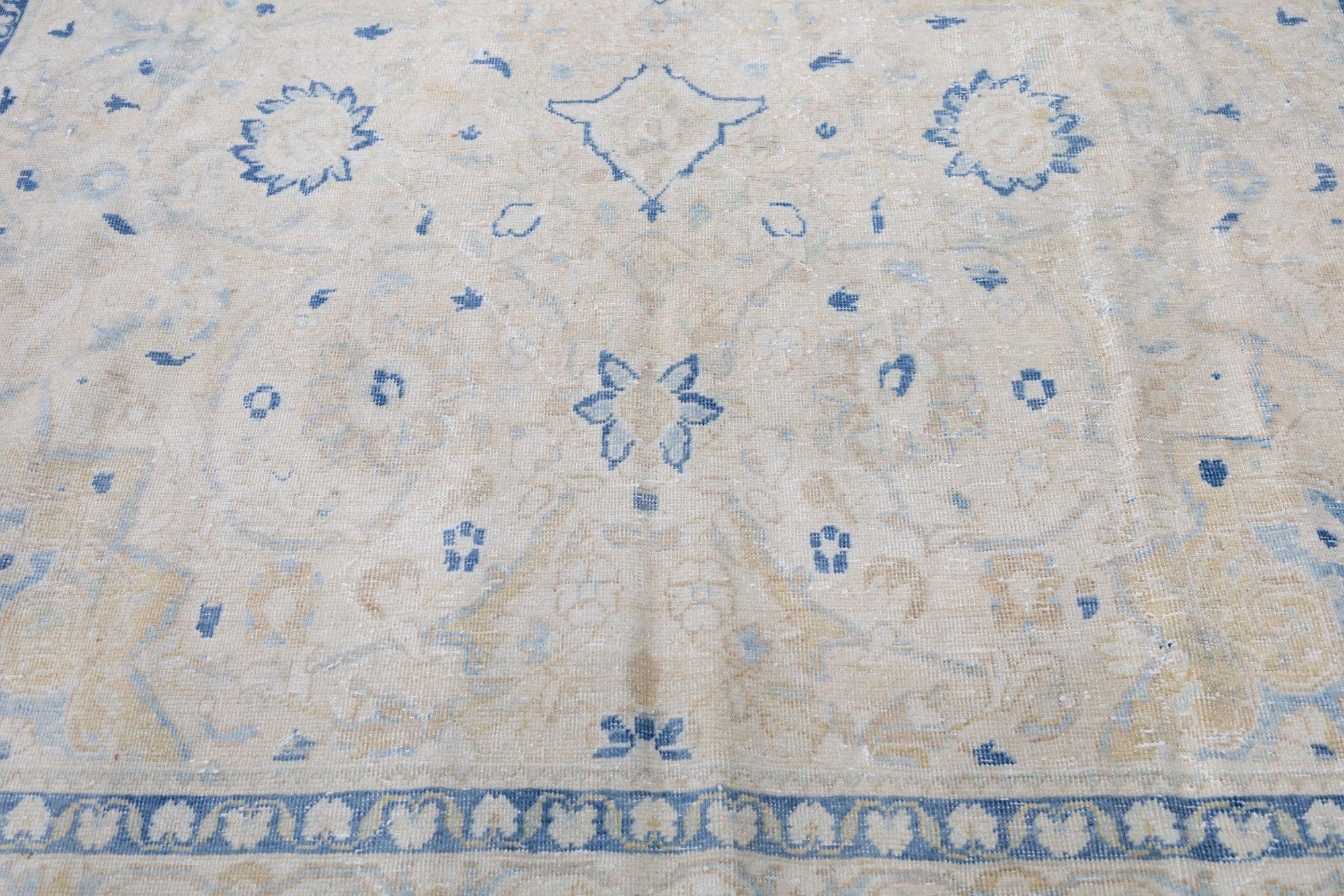 Tappeto Tabriz antico 7'3'' x 10'5'' in vendita 1