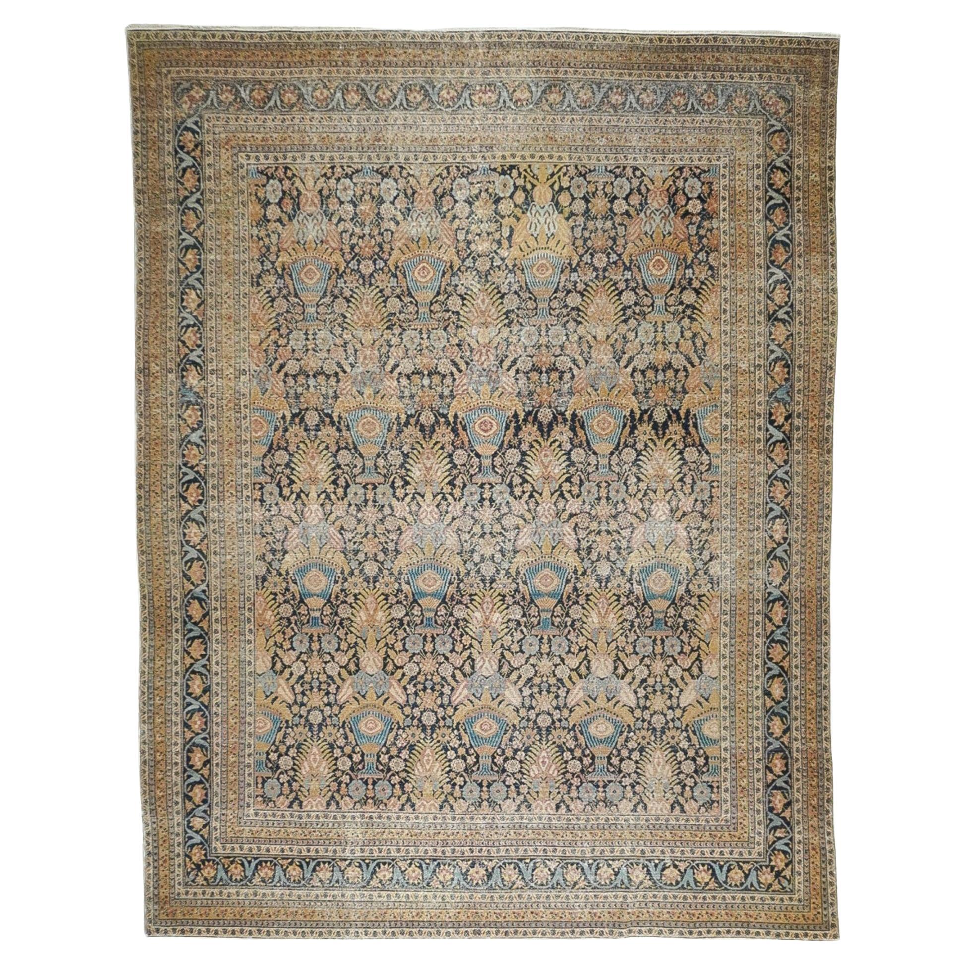 Antique Tabriz Rug 7'4'' x 9'7''