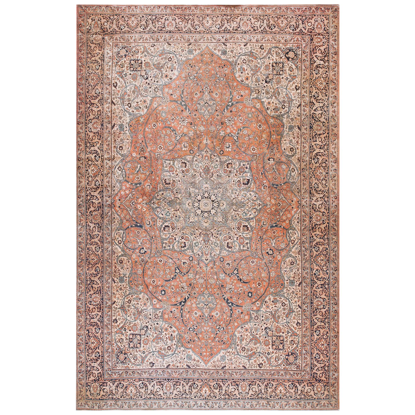 19th Century Persian Tabriz Haji Jalili Carpet ( 8' x 11'8" - 245 x 355 )