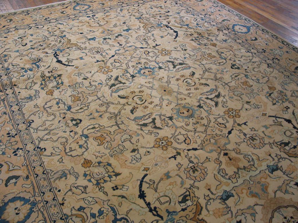 Wool Early 20th Century N.W. Persian Tabriz Carpet ( 9' x 11'6