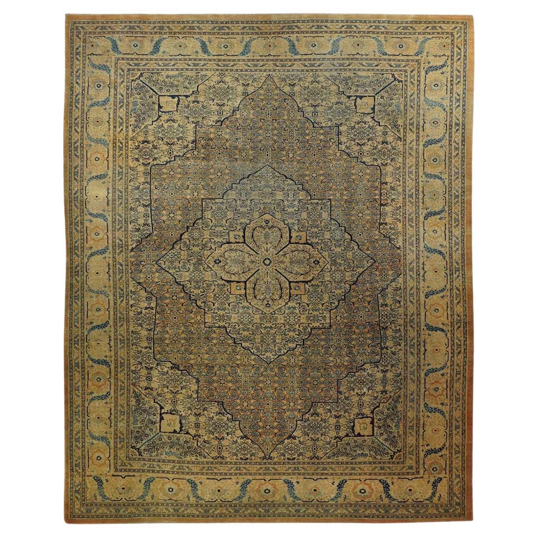 Antique Tabriz Rug 9'1'' x 11'10''