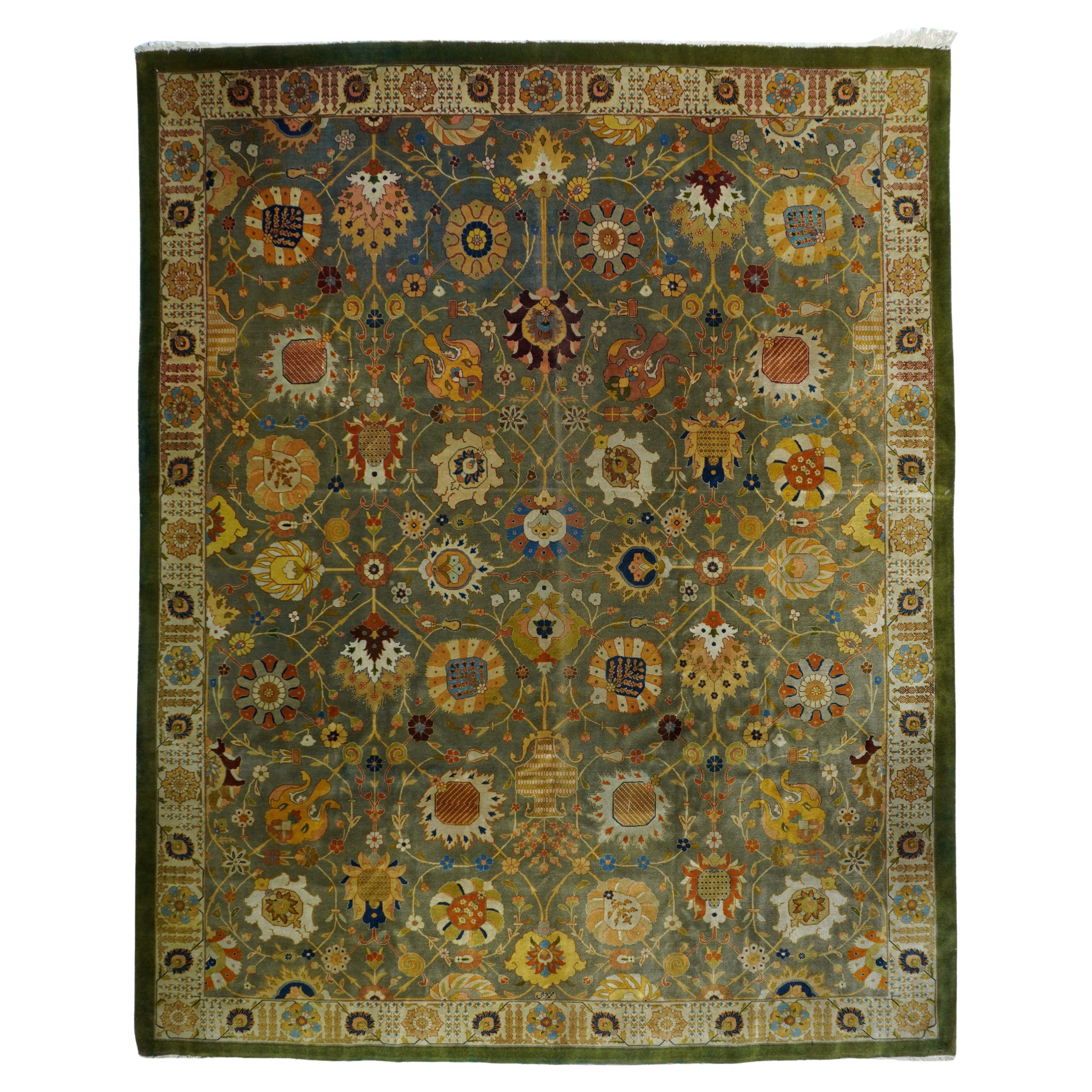 Antique Tabriz Rug 9'7'' x 11'11''