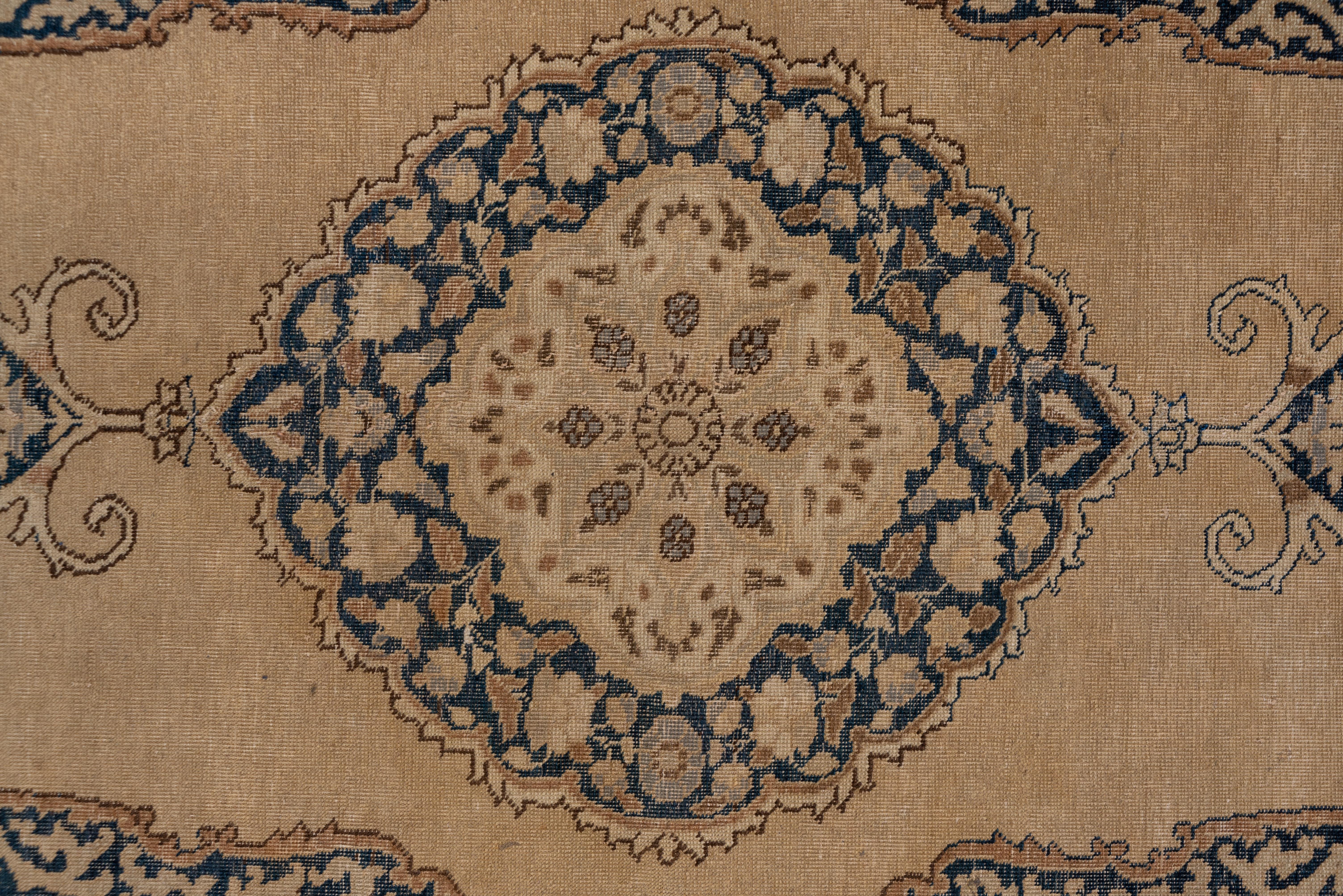 Persian Antique Tabriz Rug, Bookcover Style For Sale