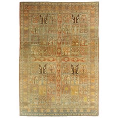 Antique Tabriz Rug Carpet, circa 1880  9'6 x 13'6