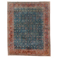 Antique Tabriz Rug, circa 1930s
