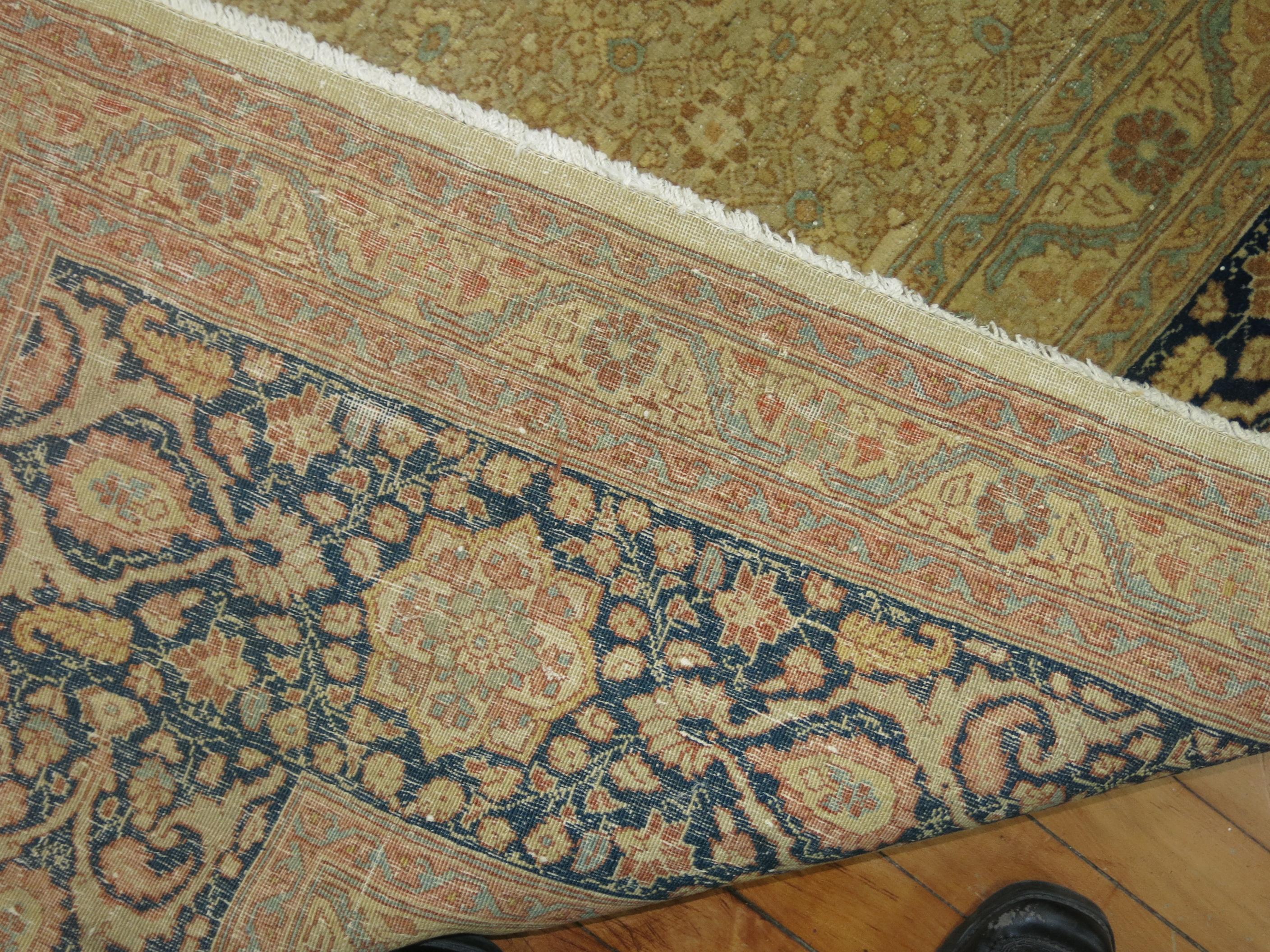 Antique Tabriz Rug For Sale 2