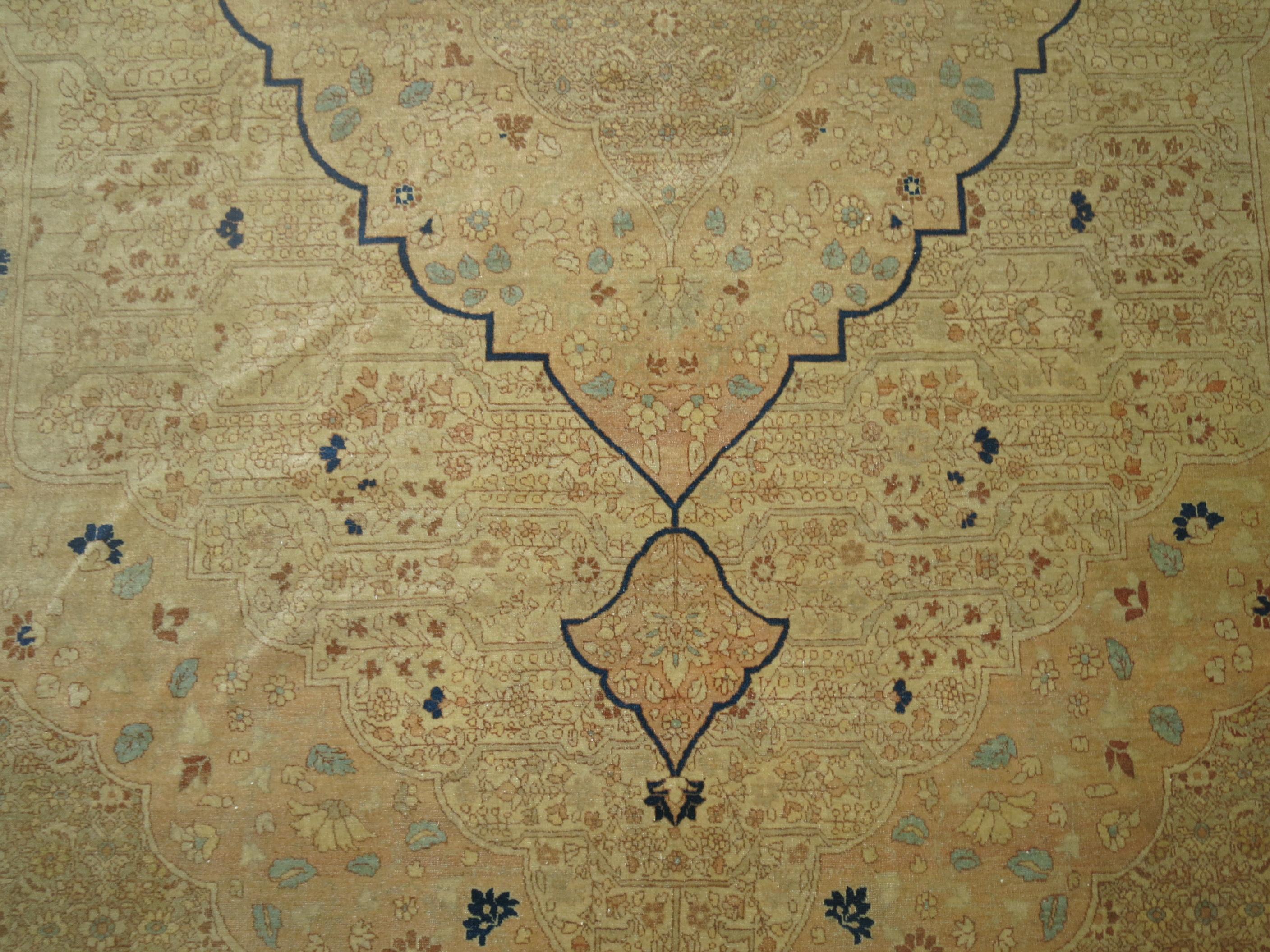 Antique Tabriz Rug For Sale 6