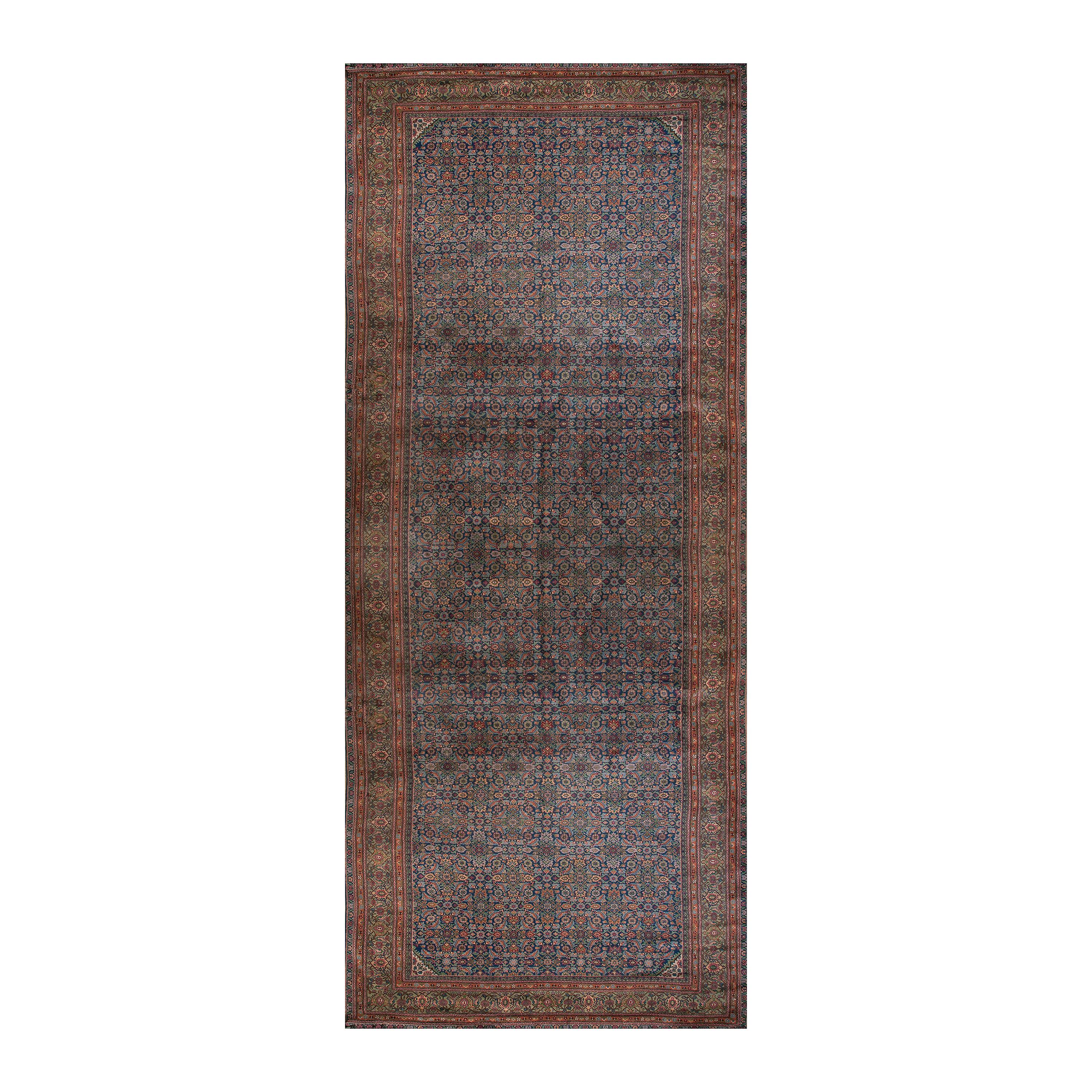 1930s Persian Tabriz Carpet ( 8'4" x 24' - 255 x 732 ) For Sale