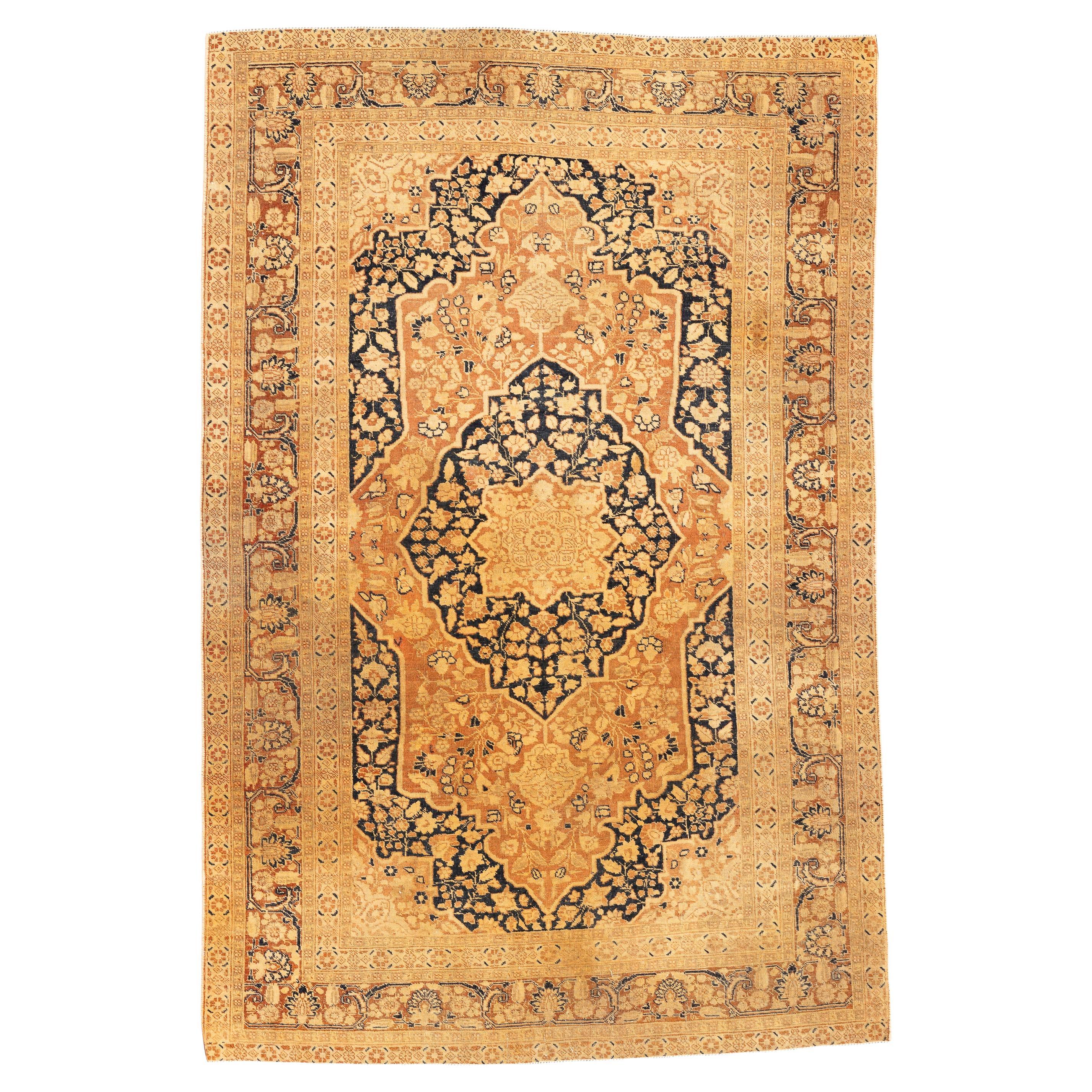 Tapis persan ancien de Tabriz en vente