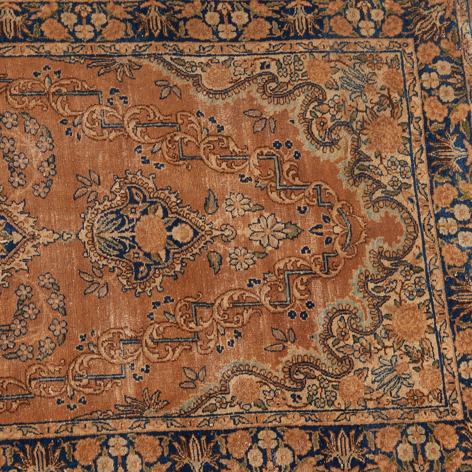 Unknown Antique Tabriz-Style Rug in Natural Tones For Sale