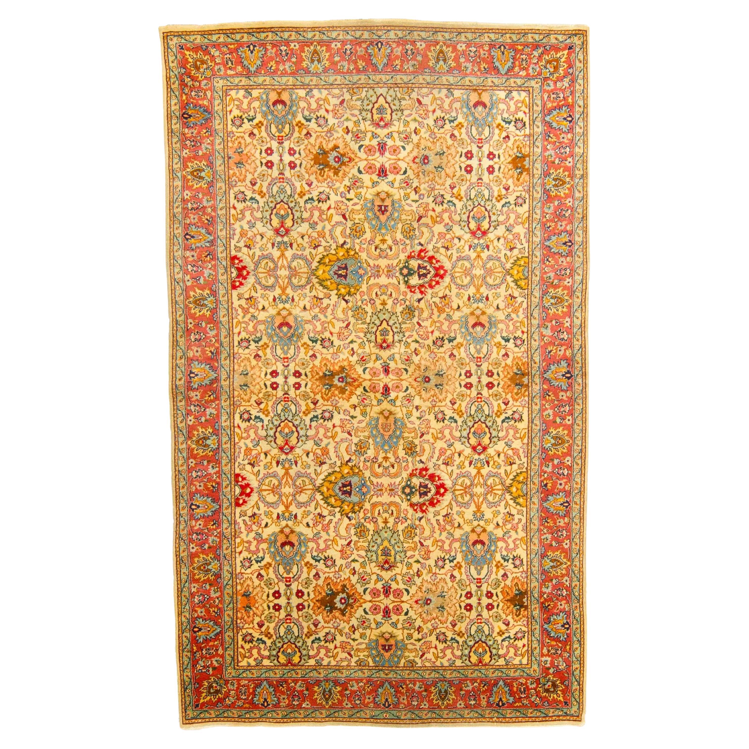 Antiker Täbris-Teppich - Aserbaidschanischer Tebriz-Teppich aus dem späten 19. Jahrhundert