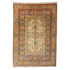 Antique Tabriz Rug - Late of 19th Century Tabriz Rug