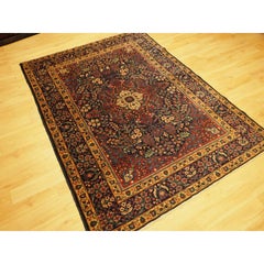 Antique Tabriz Rug Of Classic Floral Design, Circa 1920