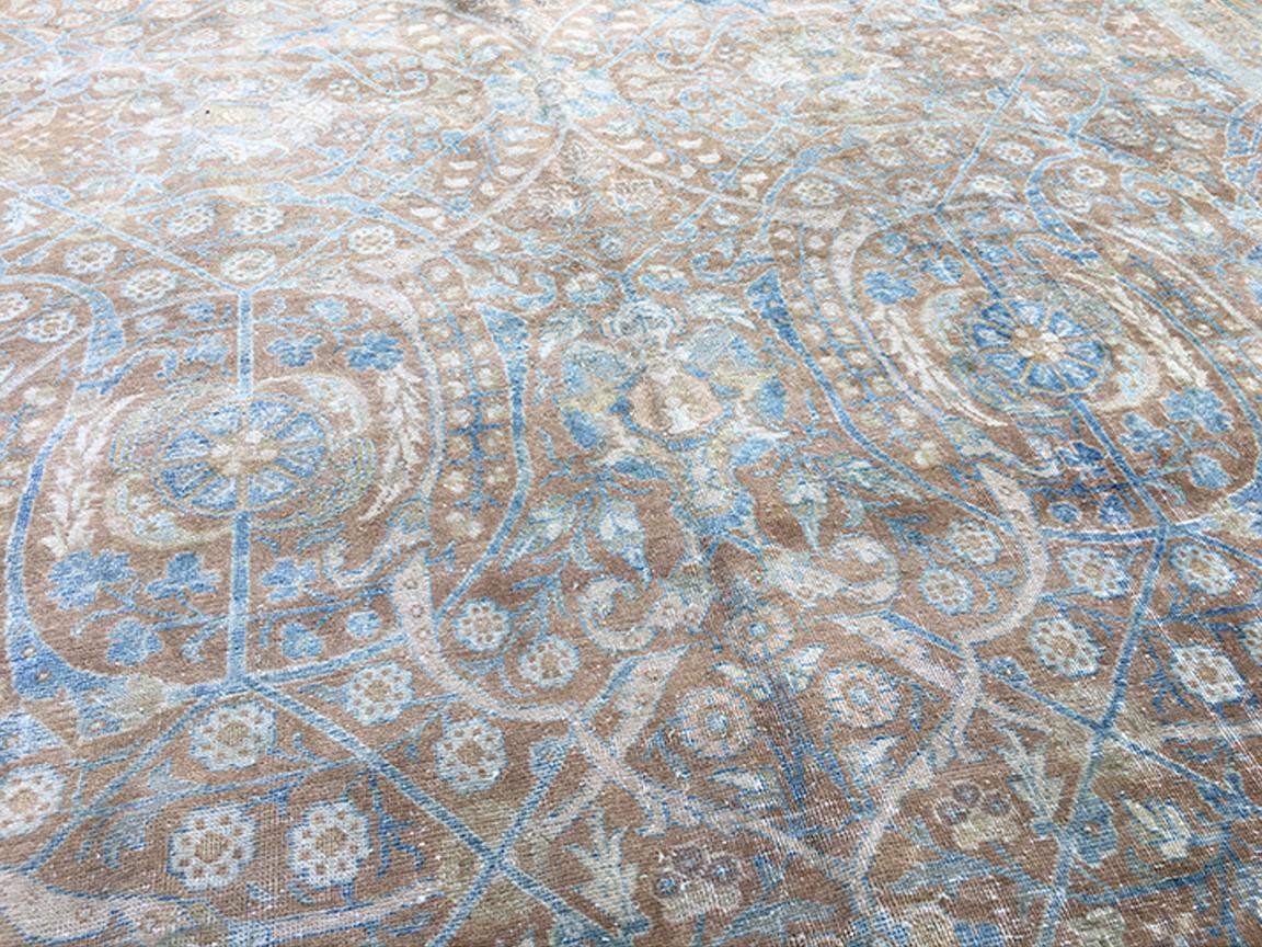 Wool Antique Tabriz Rug  Persian Rugs Circa Date 1900 For Sale