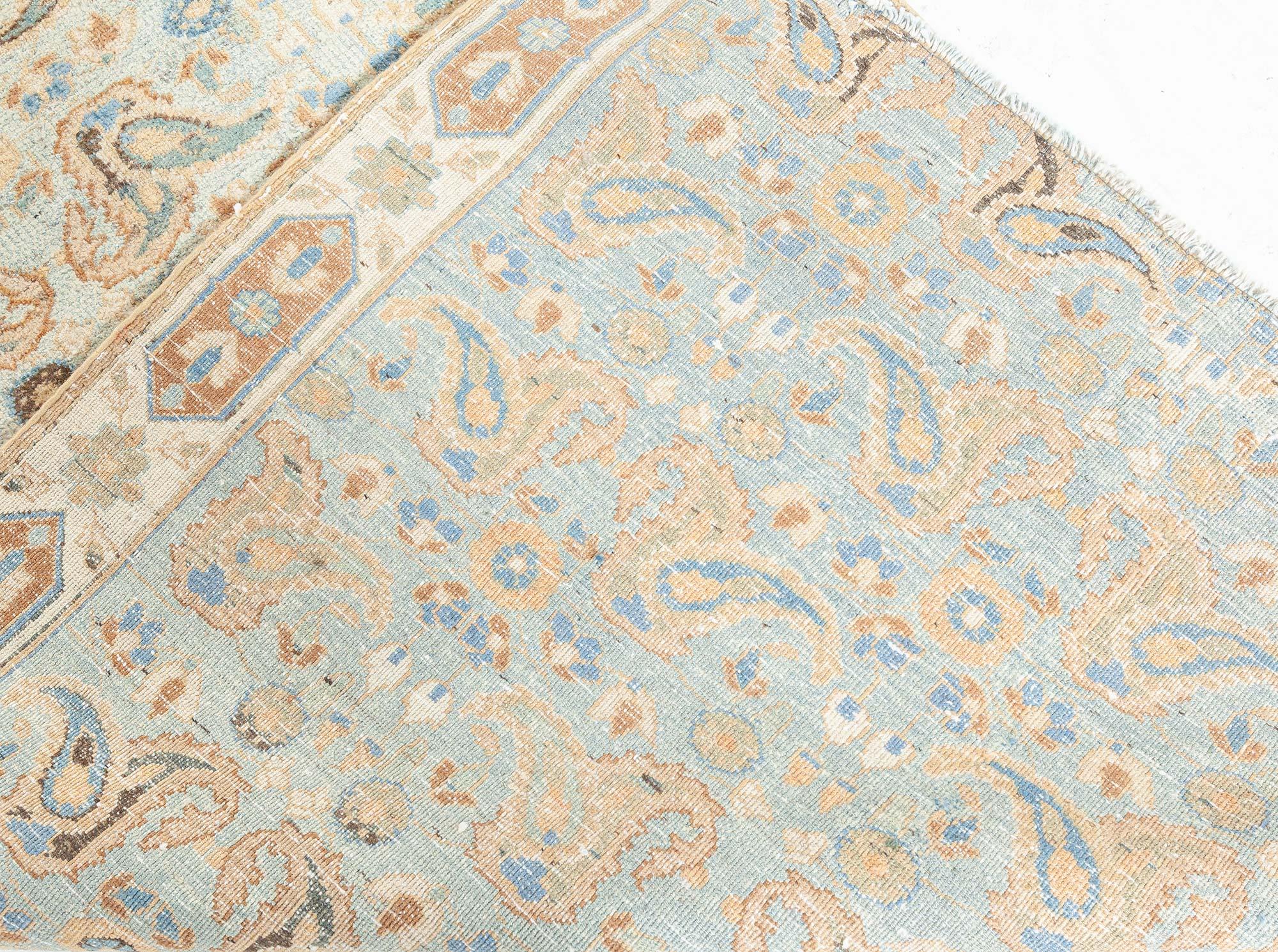 Wool Antique Tabriz Runner (fragment) For Sale