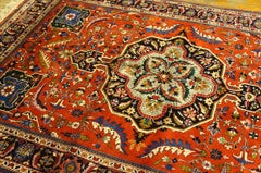 Antique Tabriz, Silk Rug 4' 7" x 6' 10"