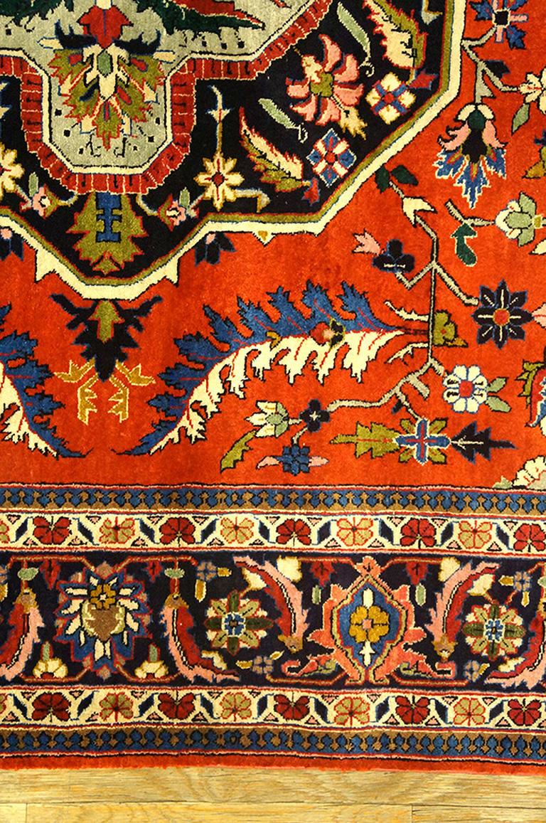 Hand-Knotted Antique Tabriz, Silk Rug 4' 7