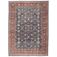 Tabriz antico con disegni floreali sub-geometrici all-over 12
6 x 17
2