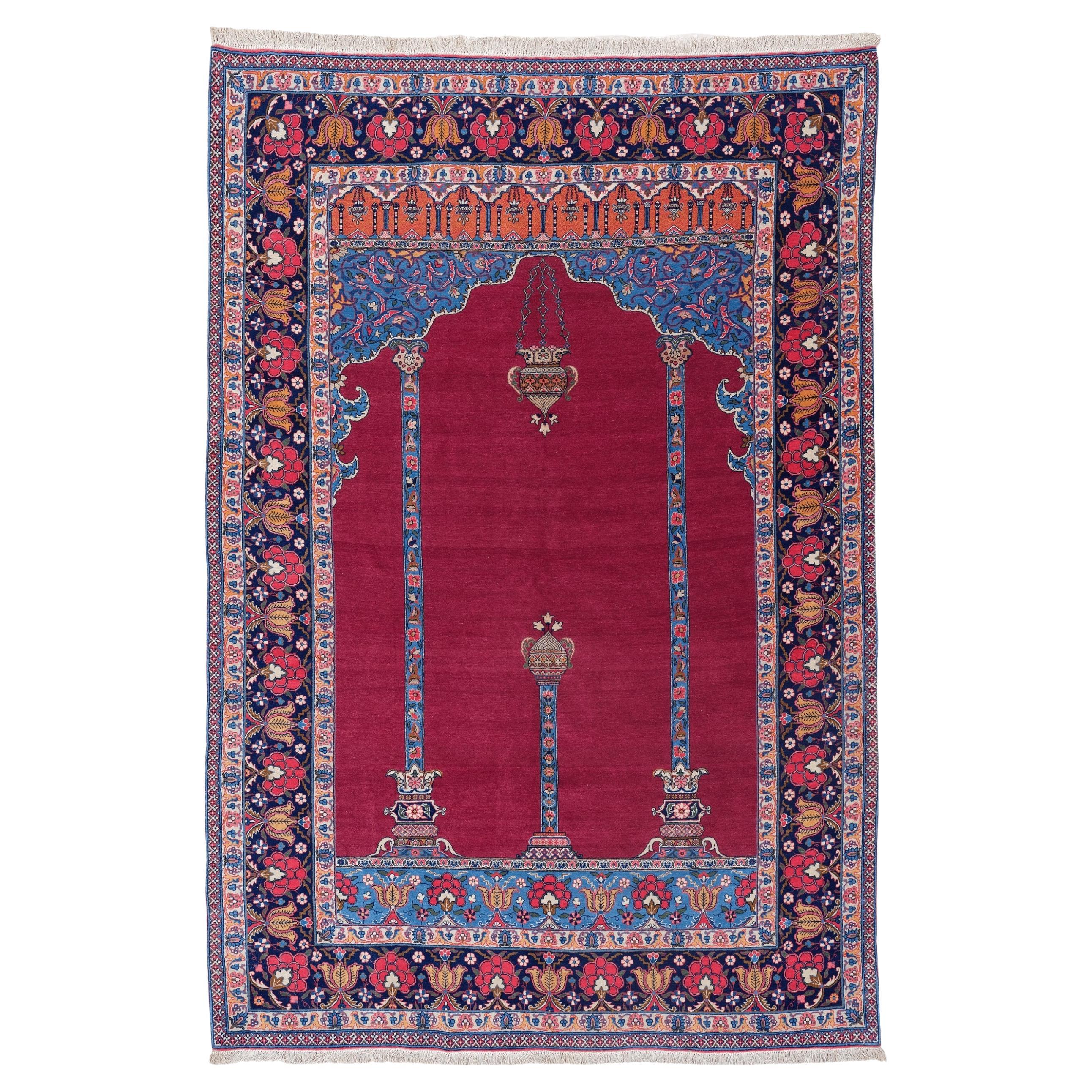 Antiker Tahran Gebetsteppich