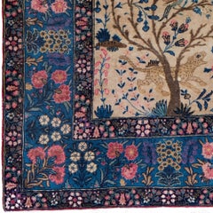 Antique Tahran Rug - Late 19th Century