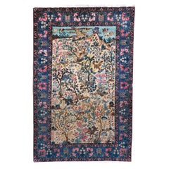 Antique Tahran Rug - Late 19th Century
