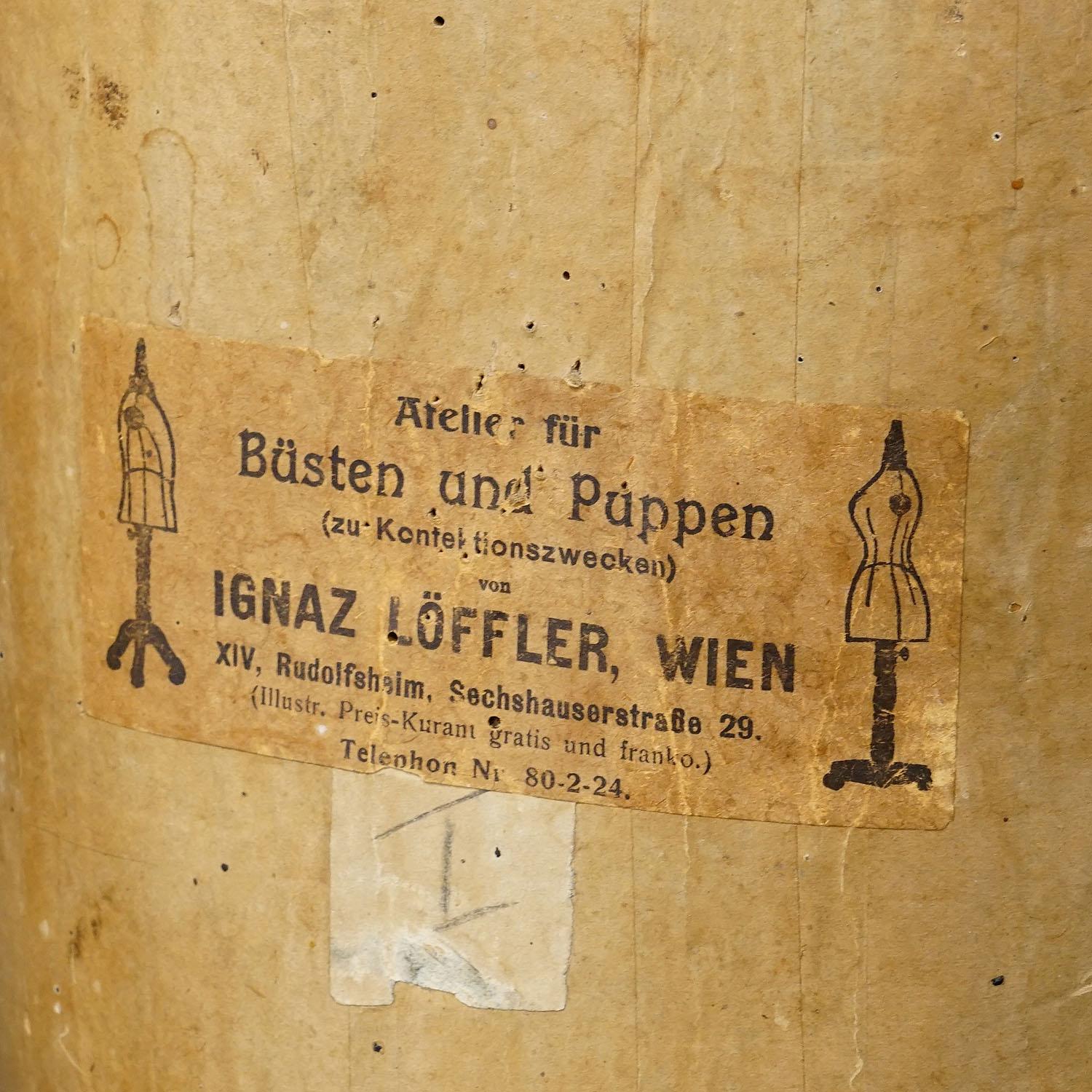 Antike Schneiderpuppe für Kinder, Wien 19. Jahrhundert 2