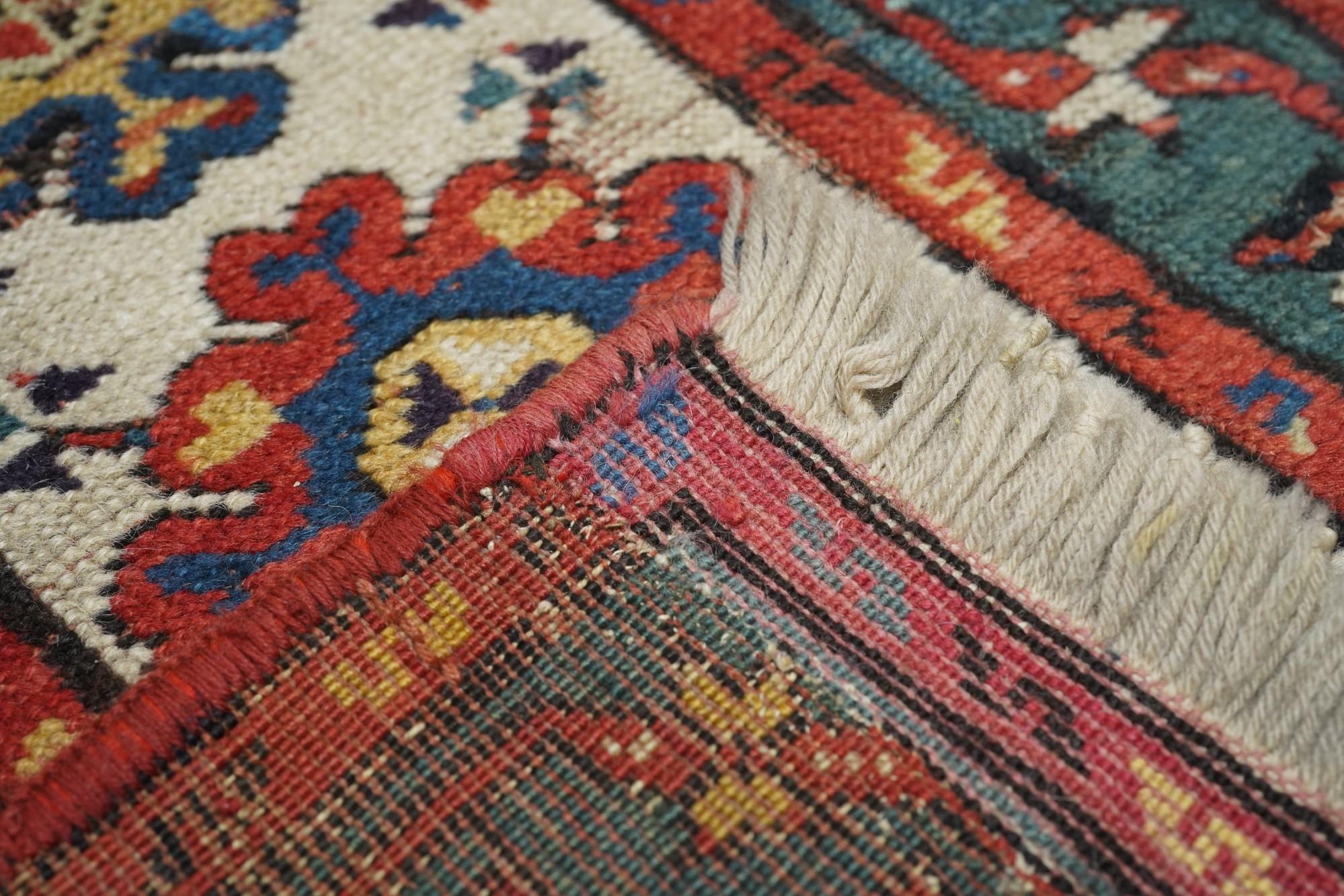 Antiker kaukasischer Talish-Teppich im Angebot 3