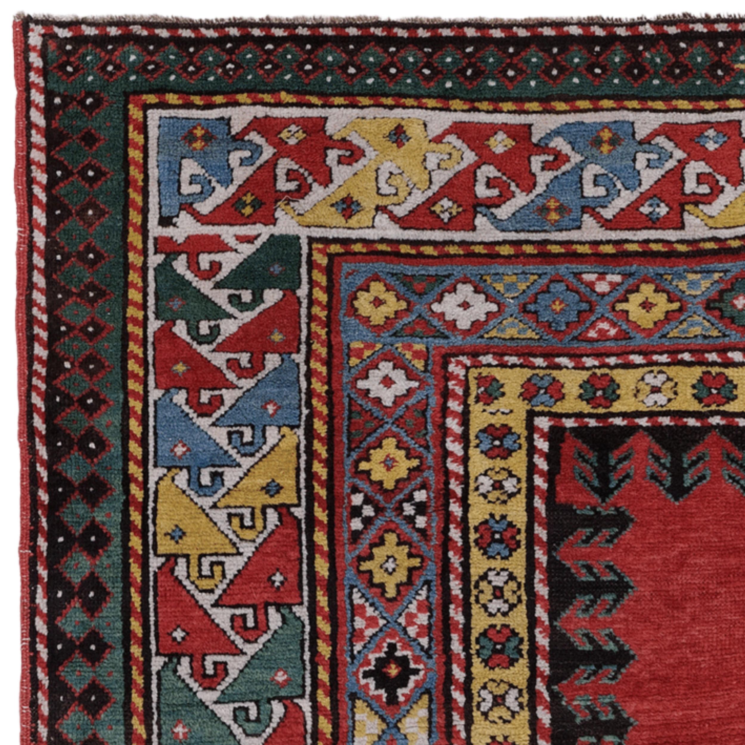 Antiker Talish-Teppich Spätes 19. Jahrhundert (Wolle) im Angebot