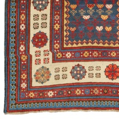 Antique Talish Rug - Late of 19th Century Talish Rug, Caucasus Rug, Antique Rug