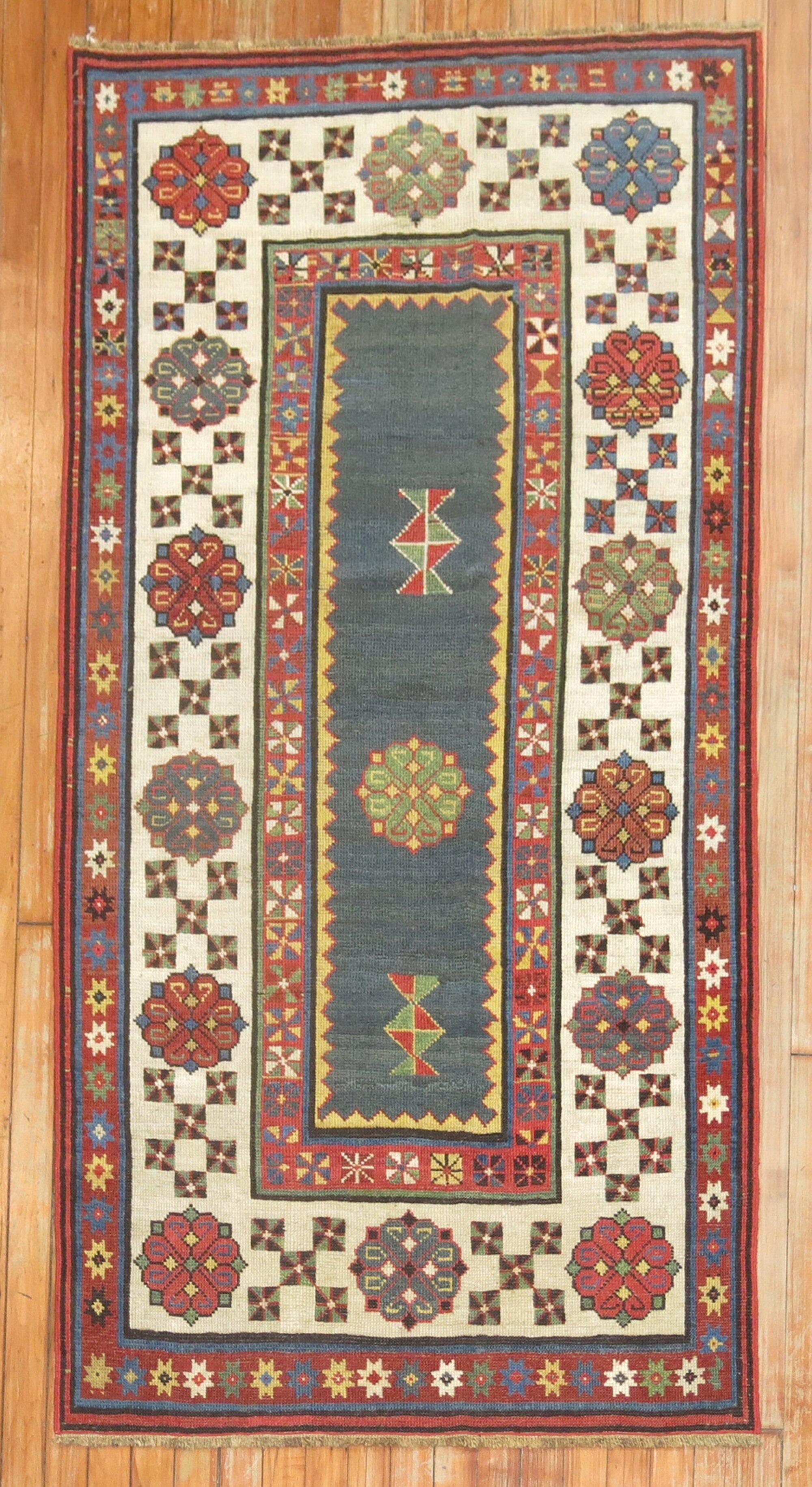 A late 19th-century Caucasian Tribal Talish Runner

Measures: 3'1