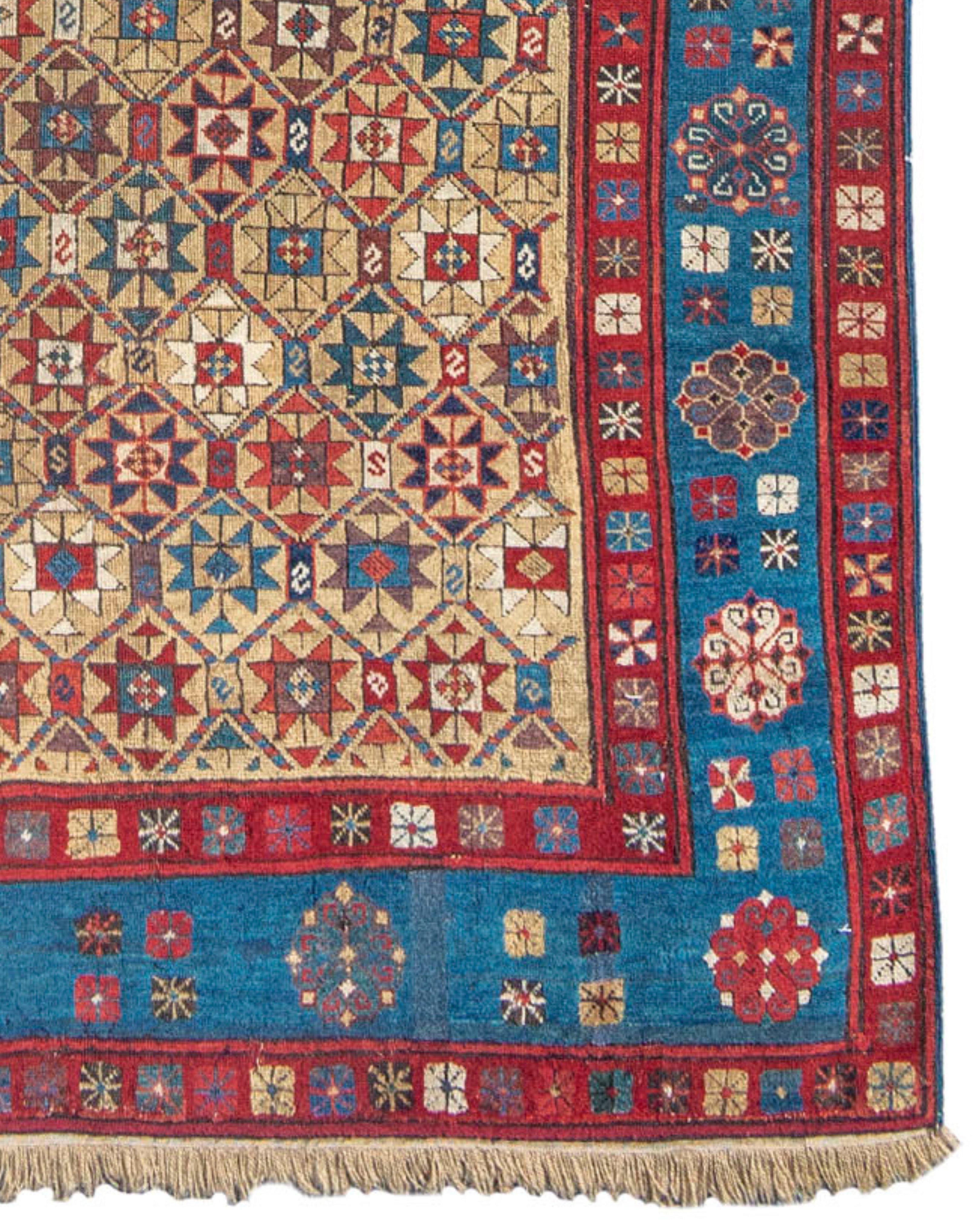 Antique Talish Runner Rug, Mid-19th Century In Excellent Condition For Sale In San Francisco, CA