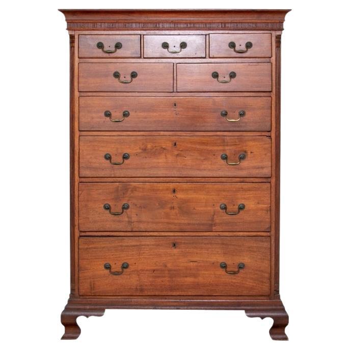 Antique Tall Chest Of Drawers For Sale