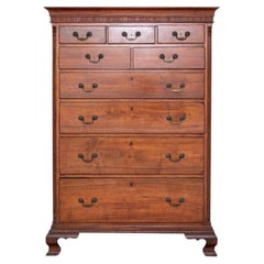 Antique Tall Chest Of Drawers