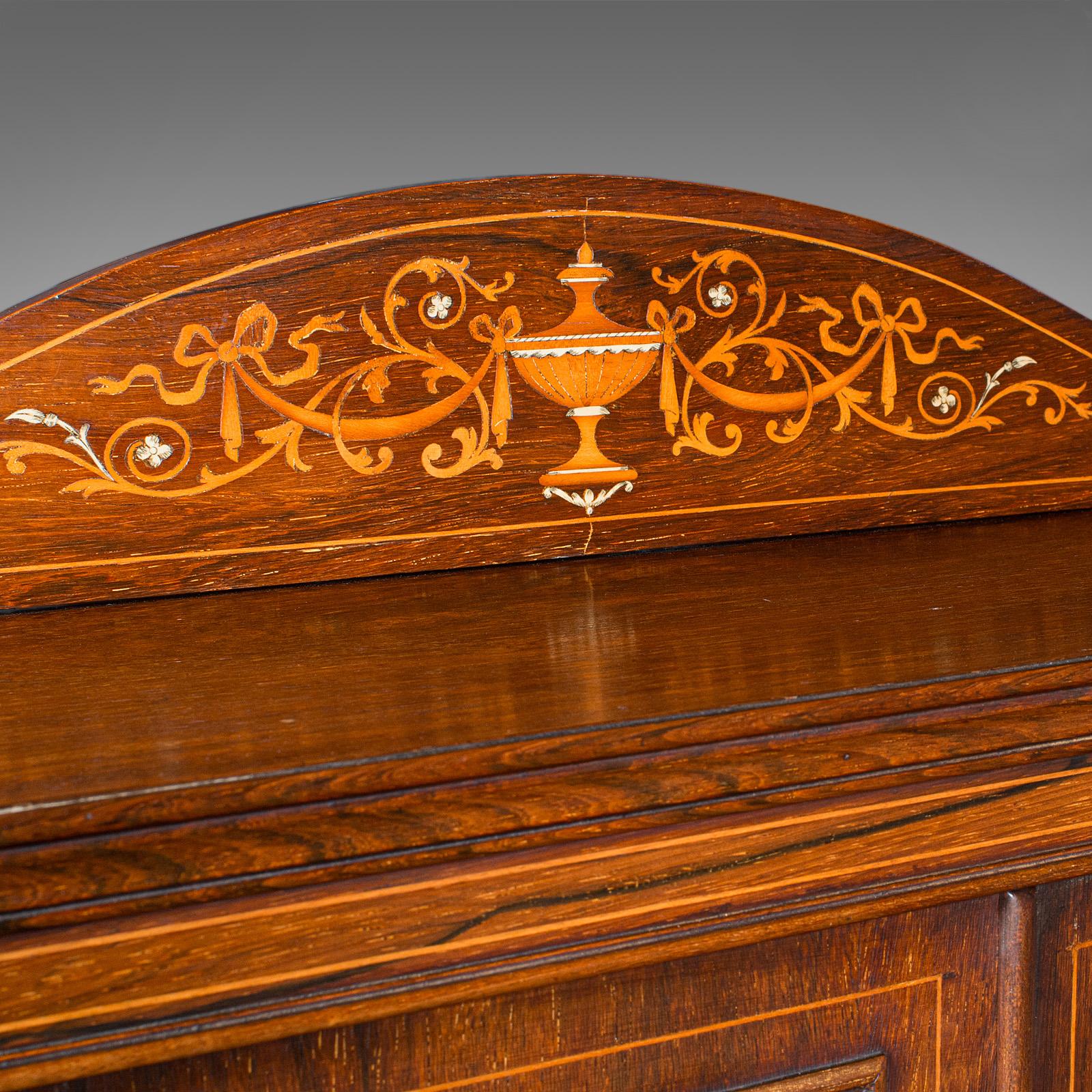 Antico mobile da ufficio alto Davenport, inglese, in noce, vittoriano, Circa 1860 in vendita 2