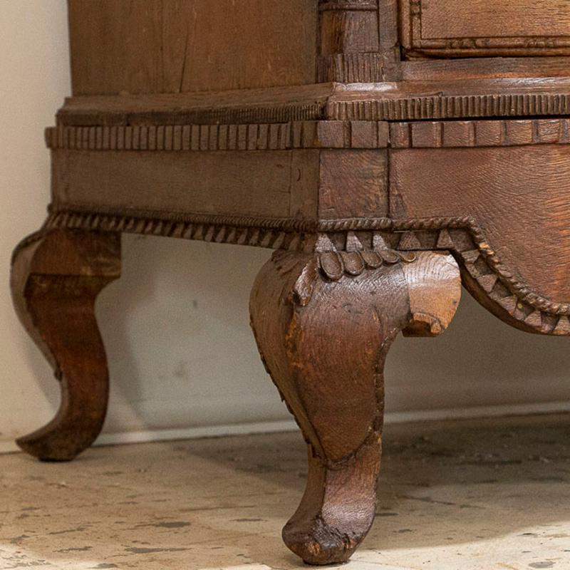 oak tall chest of drawers