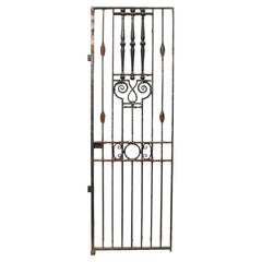 Antique Tall Wrought Iron Gate