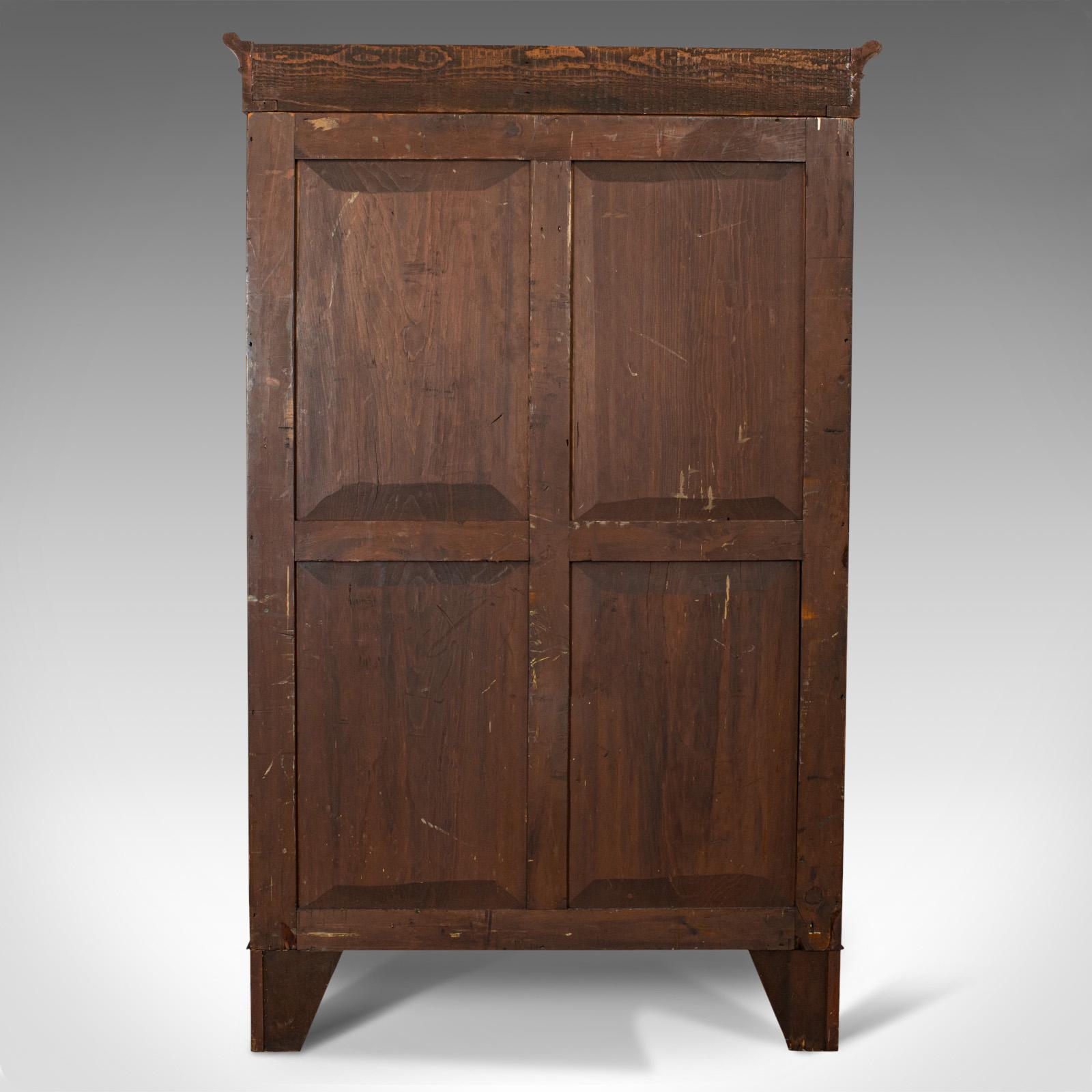 Early Victorian Antique Tallboy, English, Flame Mahogany, Tall Chest of Drawers, Victorian, 1850
