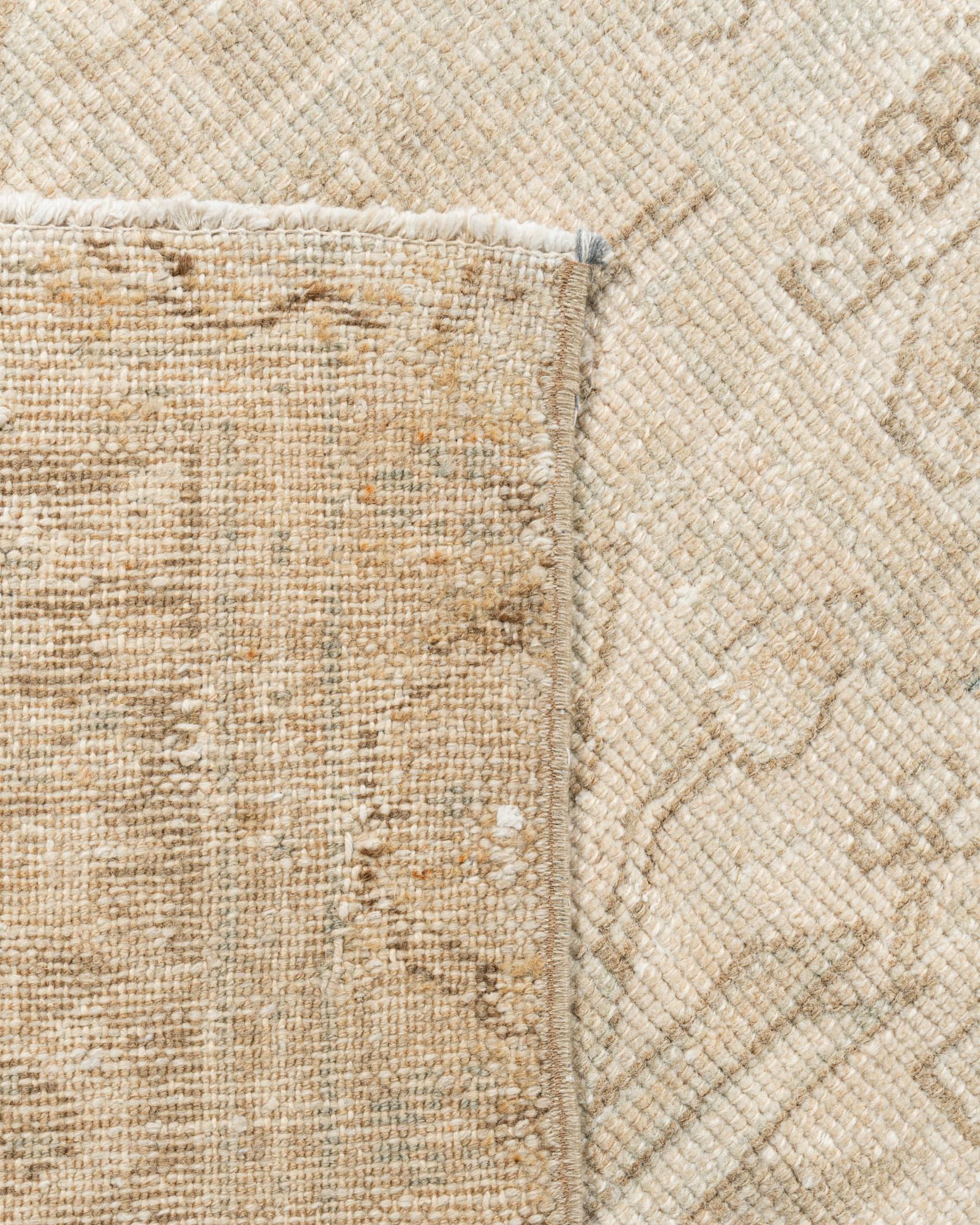 Antike Tan Persisch Heriz Bereich Teppich 10'8 x 13'5 im Angebot 1