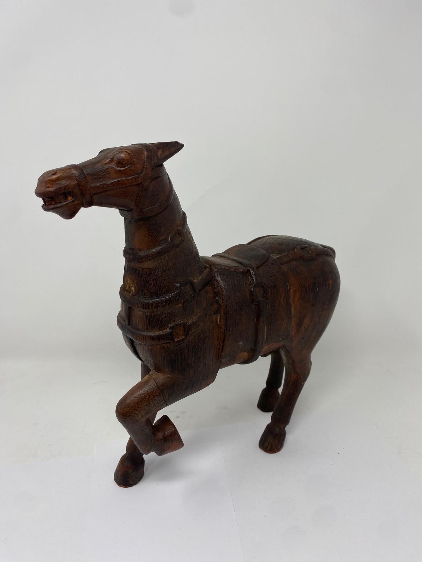 Antique Tang-Style Horse Sculpture For Sale 6