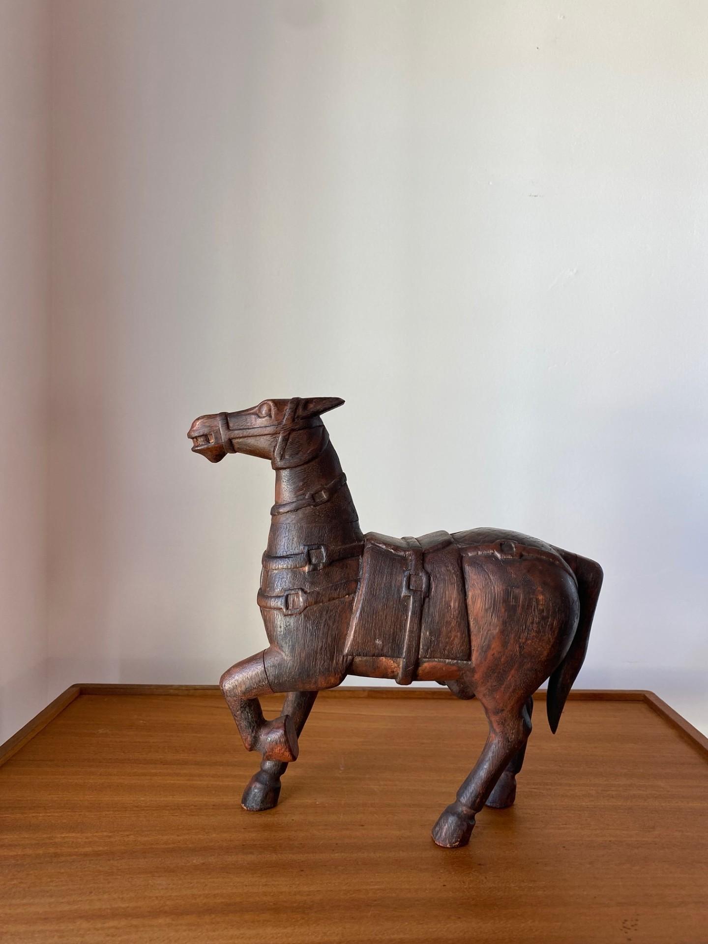 Antique Tang-Style Horse Sculpture For Sale 7